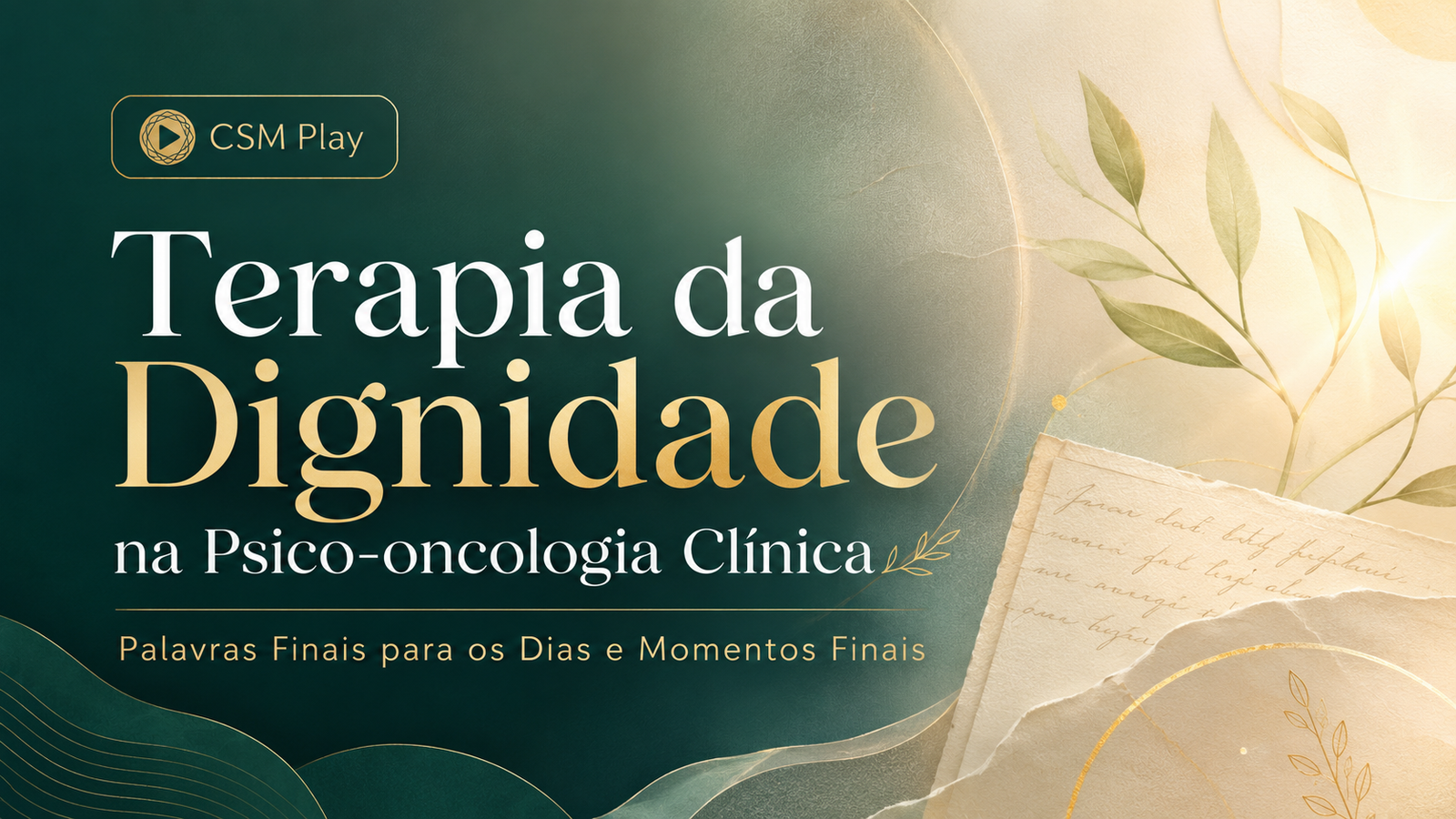 Terapia da Dignidade na Psico-oncologia Clínica